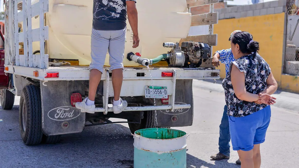 desabasto de agua potable sin agua 